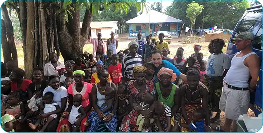 group of black people